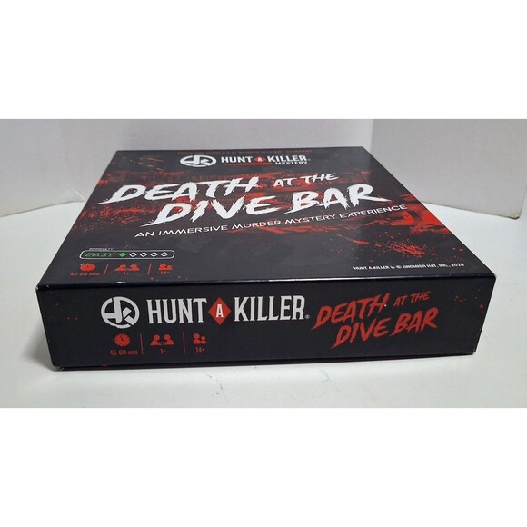 2020 GNOMISH HAT INC HUNT A KILLER MYSTERY DEATH AT THE DIVE BAR 100% COMPLETE - Picture 3 of 7